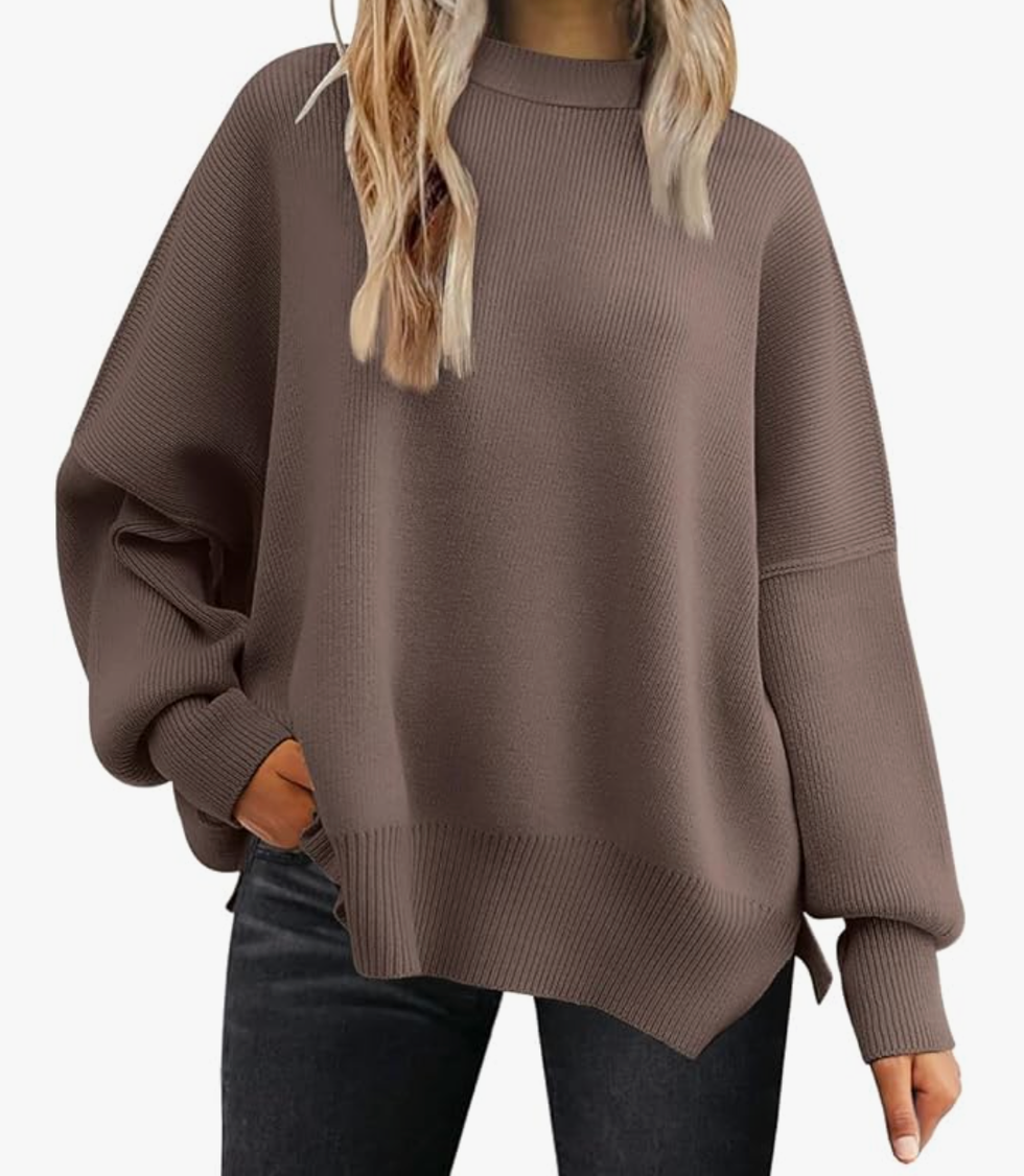 Crewneck Batwing Sweater