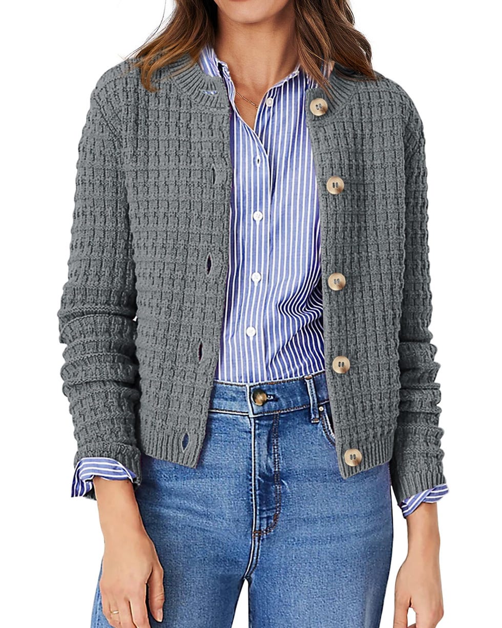 Knit Cardigan Sweater