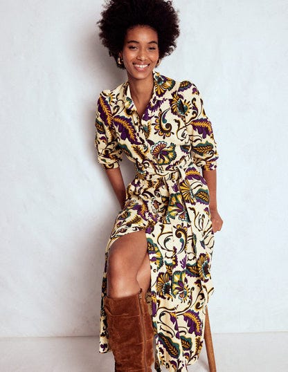 Clara Cord Midi Dress