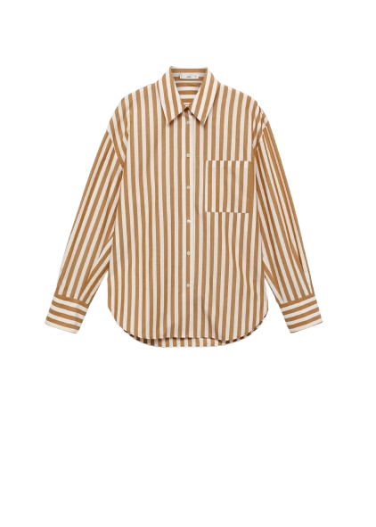 Oversized Striped Shirt