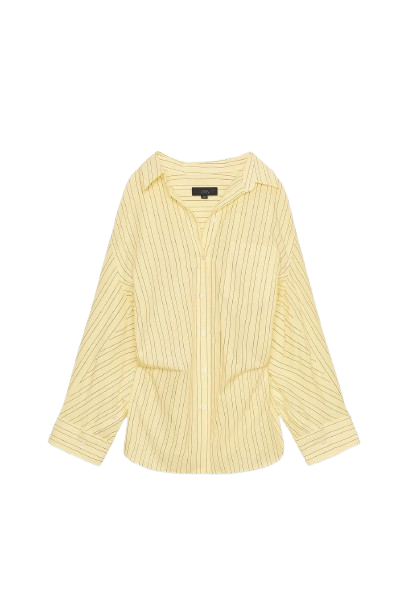 Striped Oversized Poplin Shirt