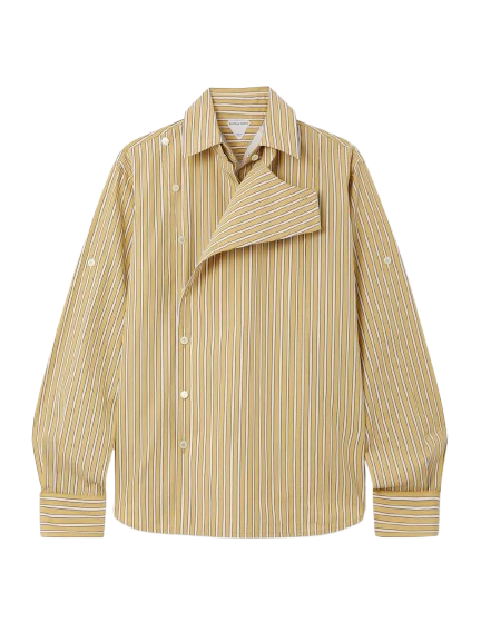 Asymmetric Poplin Shirt