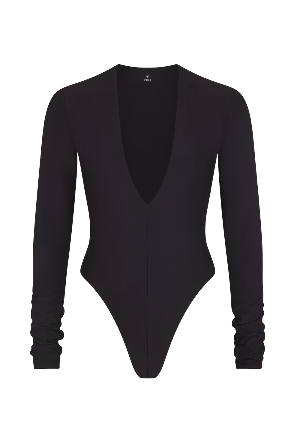 Long Sleeve Deep-V Bodysuit 