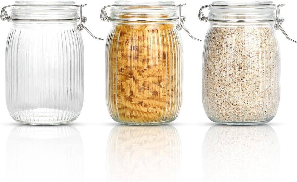  Tarros de cristal con tapa 1 litro