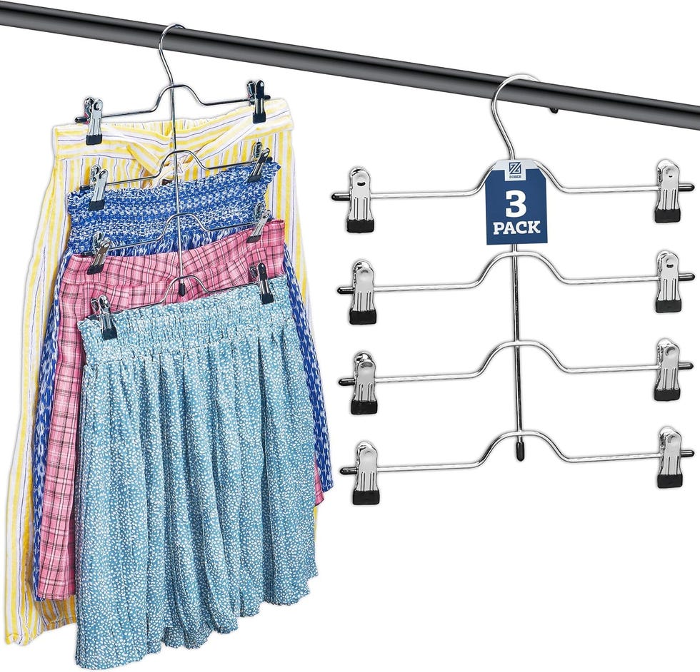 Perchas de 4 niveles para faldas o pantalones
