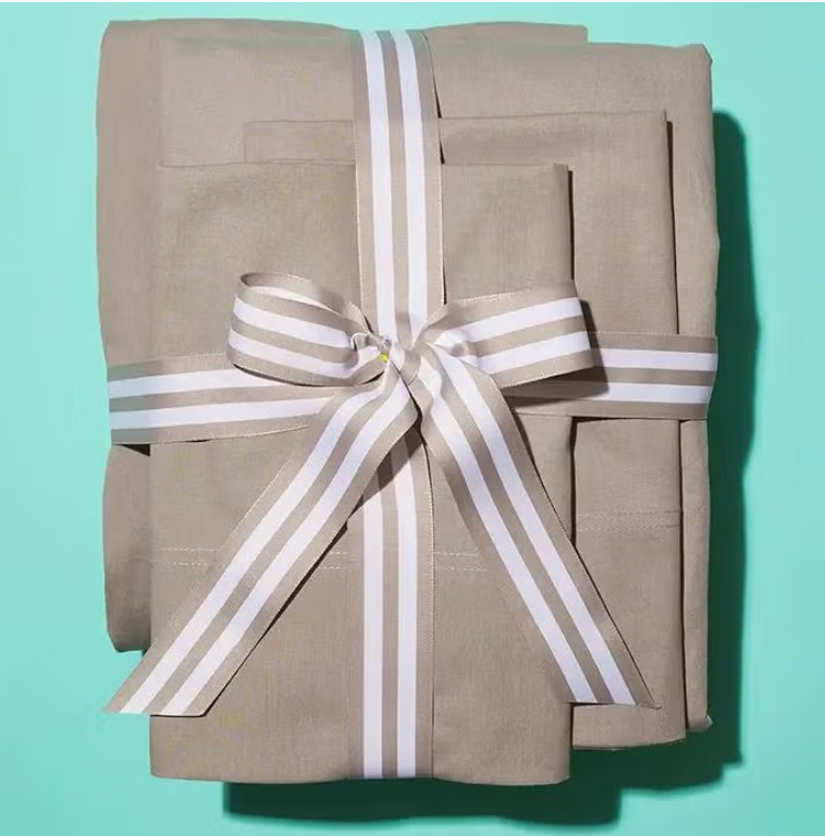 Organic Crinkled Percale Sheets
