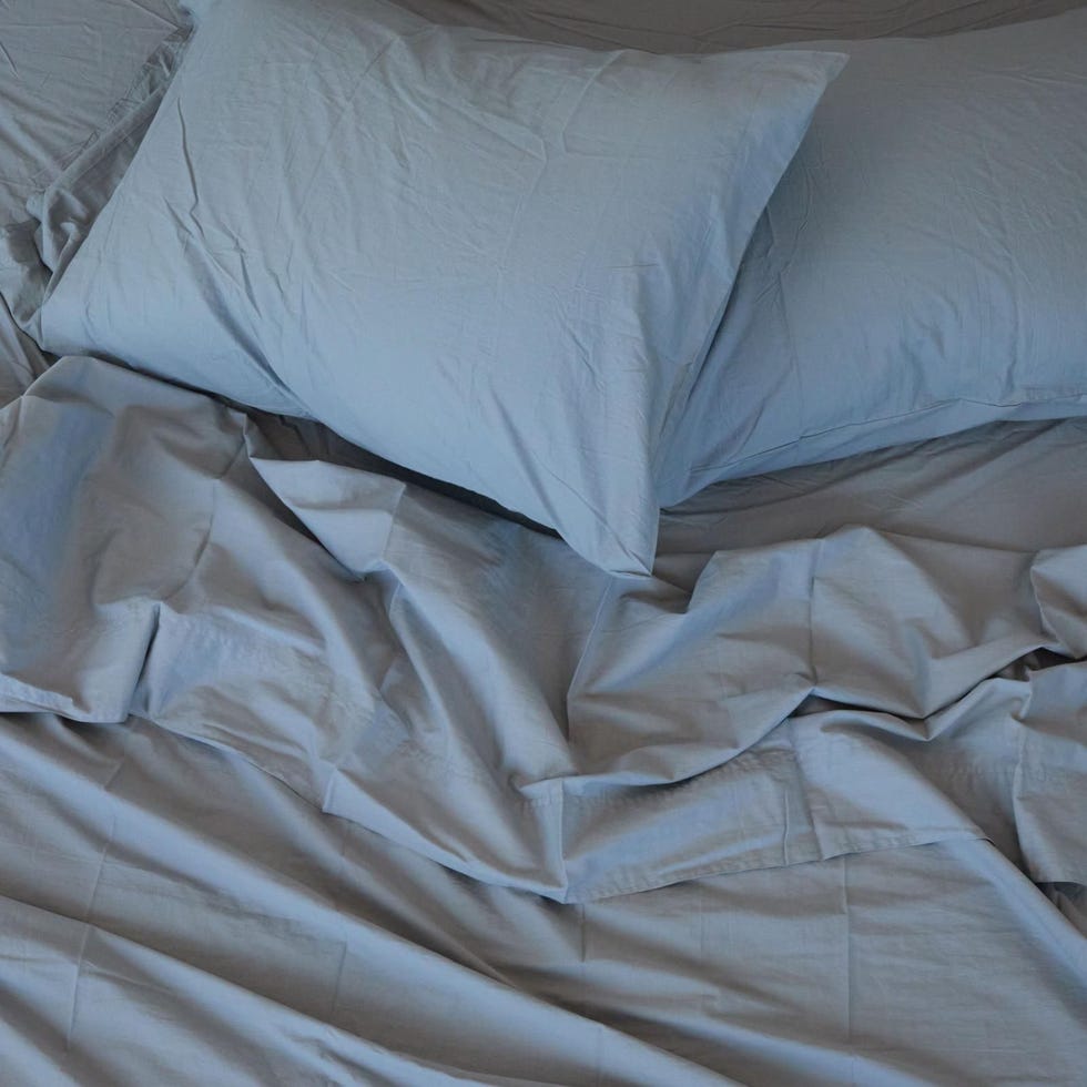 Organic Crinkled Percale Sheet Set