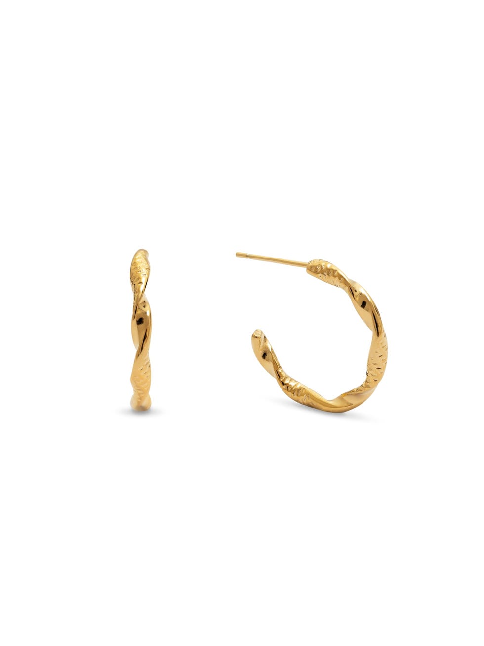 Pendientes de Aro Tressia Organic