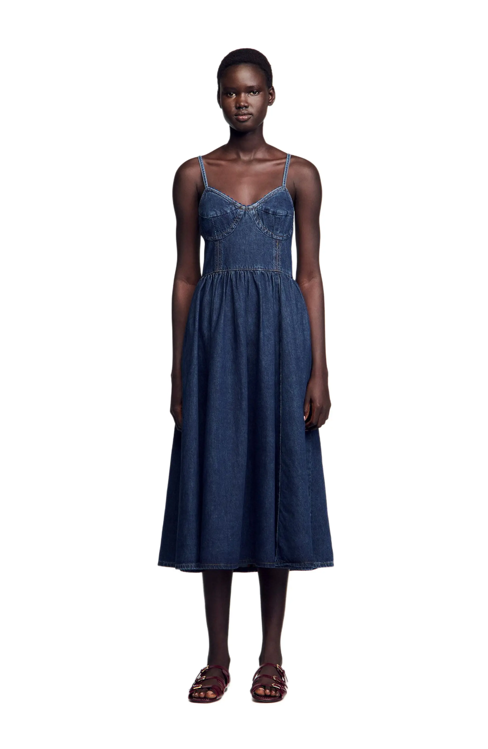 Midi Denim Dress
