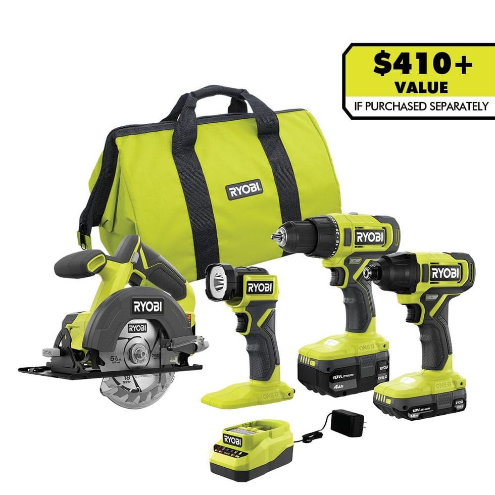 Kit combinado de 4 ferramentas ONE+ 18V