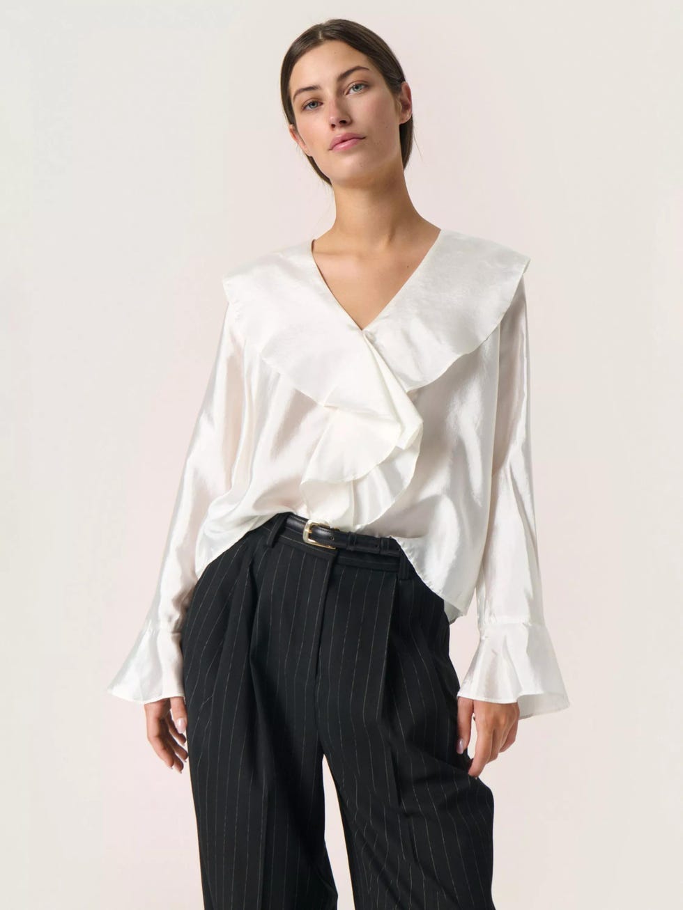 Soaked In Luxury Karolina Ruffle Top