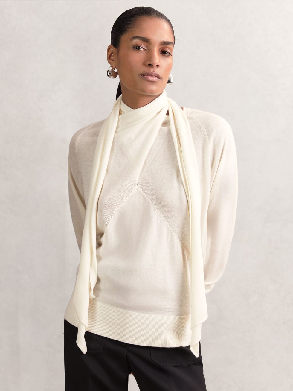 Wool Scarf Jumper