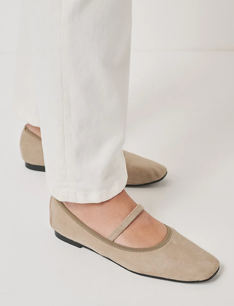  Soft Suede Ballerina Flats