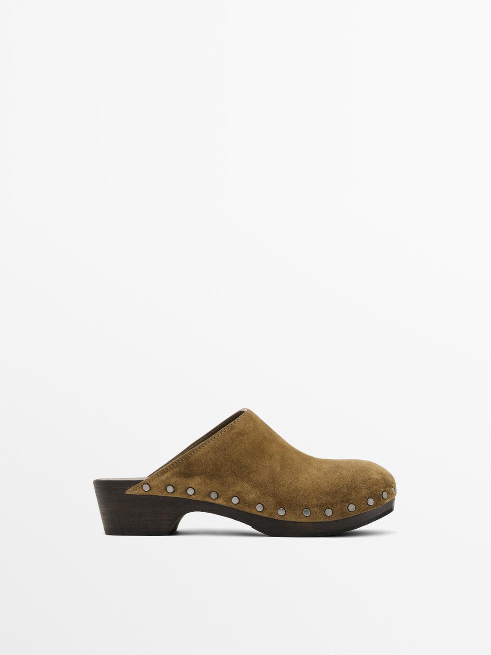 Split-leather slippers