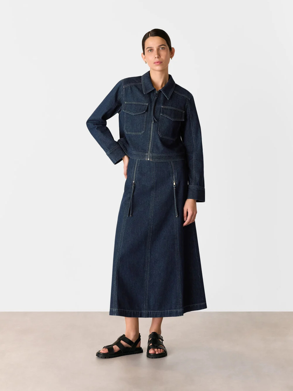 Suzana Western Denim Jacket