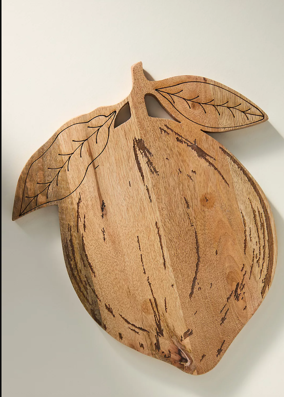 Wooden Lemon Cheese Board