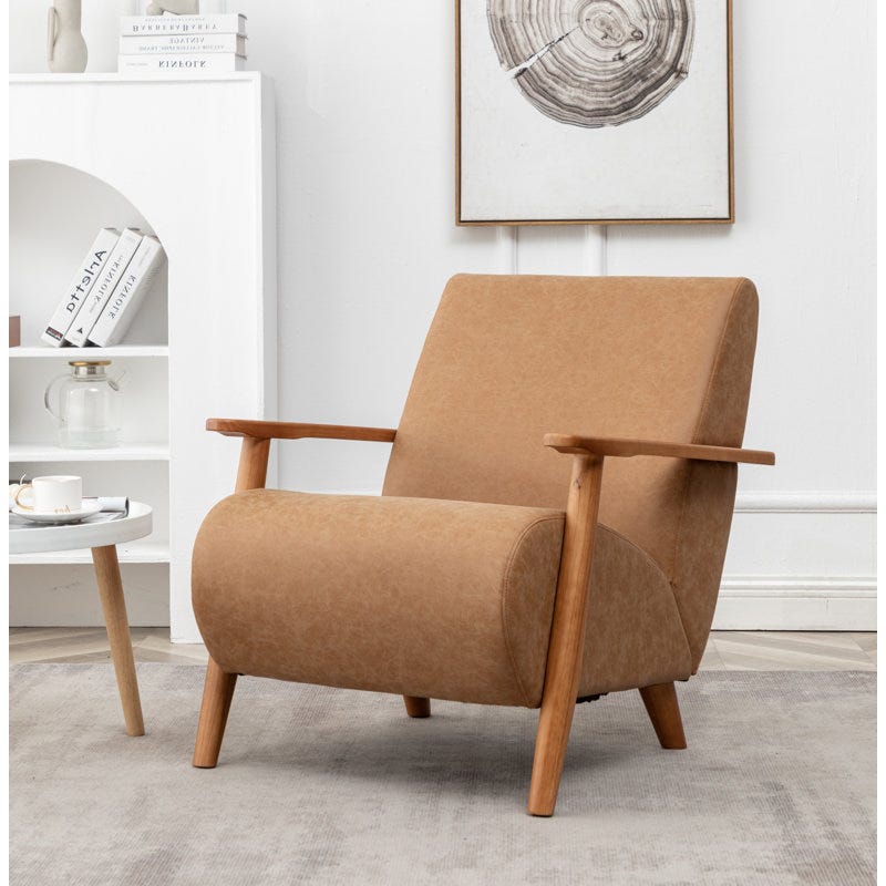Andablo Wood Frame Armchair