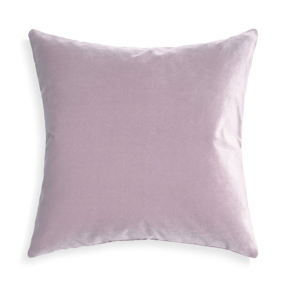 Lilac Velvet Custom Pillow
