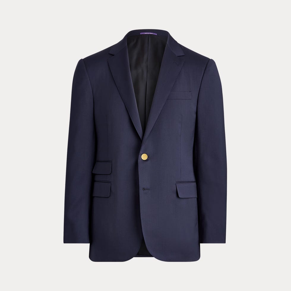 Gregory Hand-Tailored Wool Serge Blazer