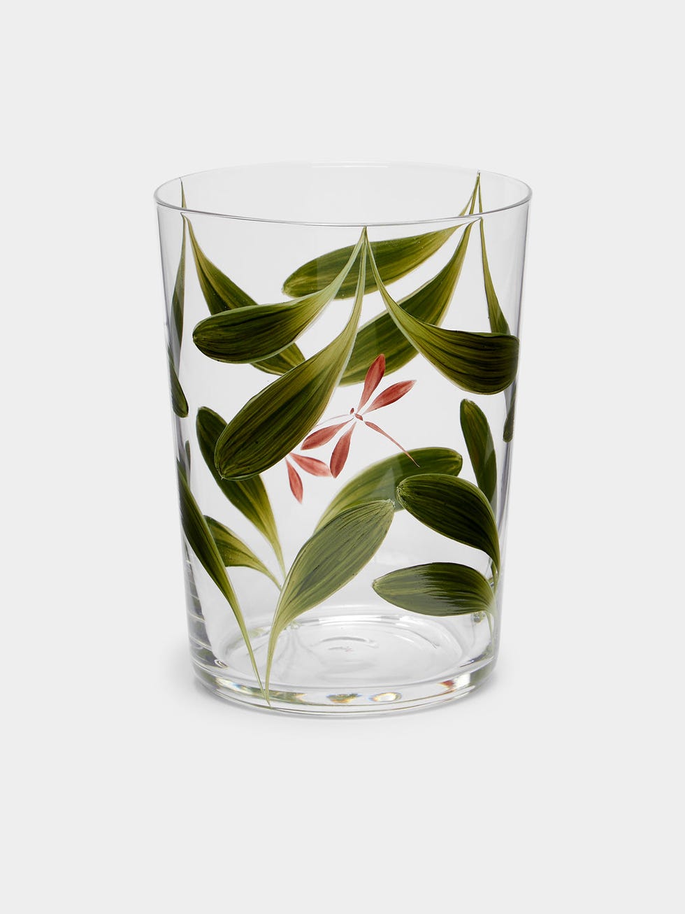 Dragonfly Hand-Painted Glass Tumblers (Set of 6)