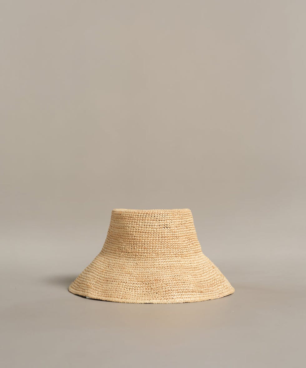 Crochet Raffia Sun Hat
