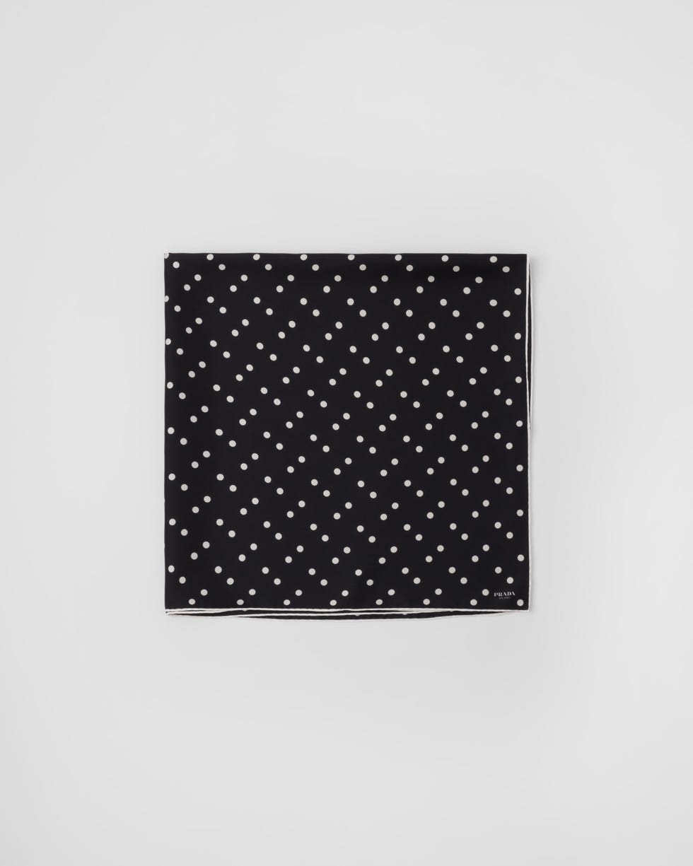 Printed Silk Twill Scarf