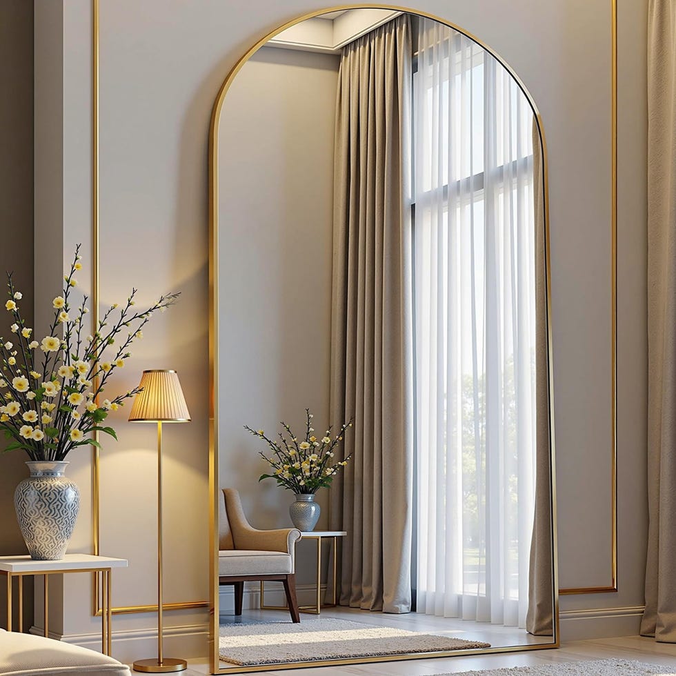 Arched Floor Mirror