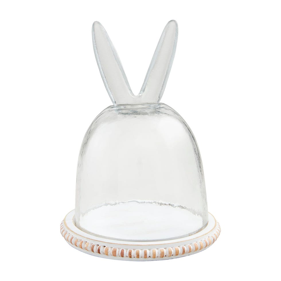 Glass Bunny Ear Cloche