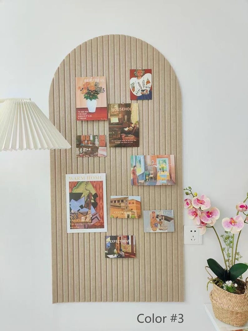 Arch Felt Board with Groove