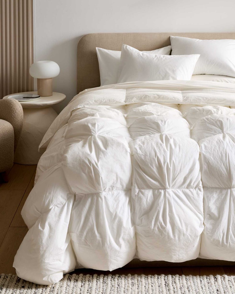 Organic Cotton Pintuck Comforter