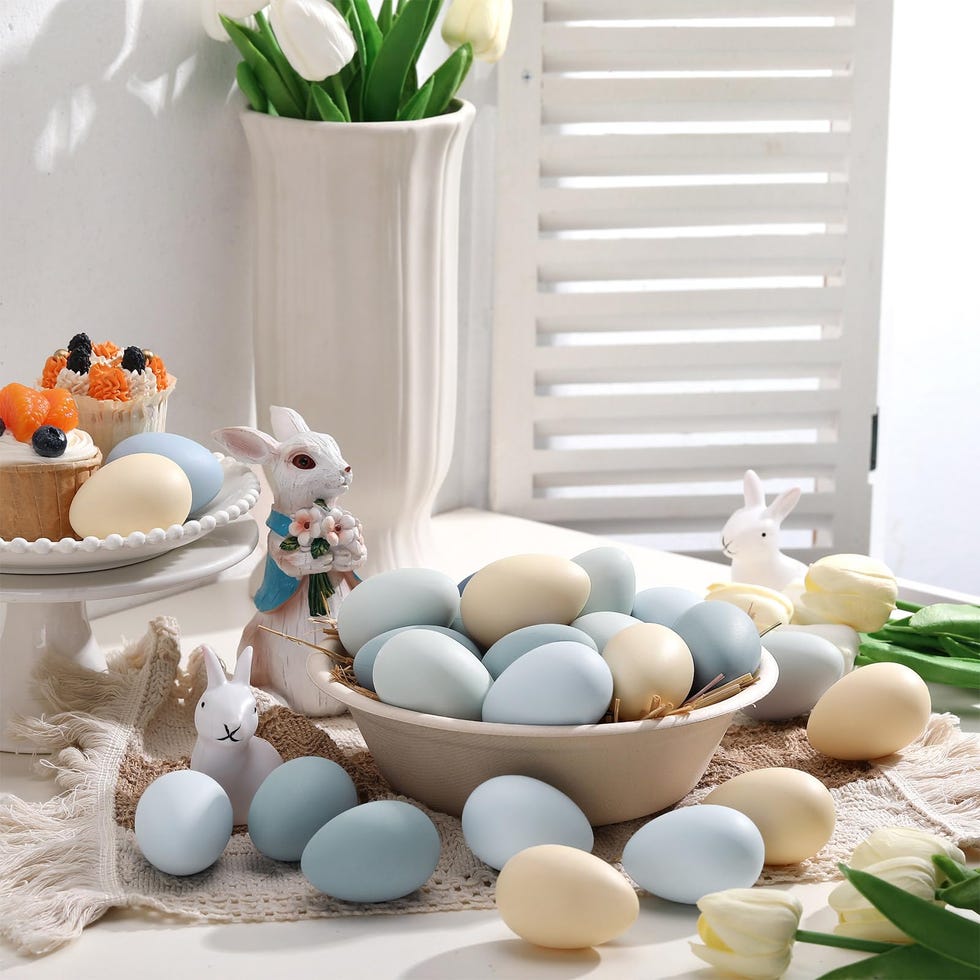 24 Pcs Easter Speckled Artificial Eggs