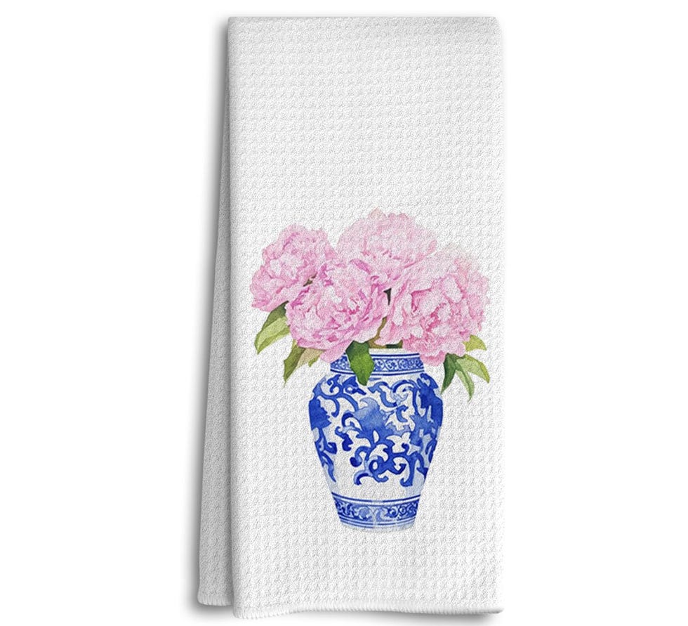 Blue and White Porcelain Kitchen Towels