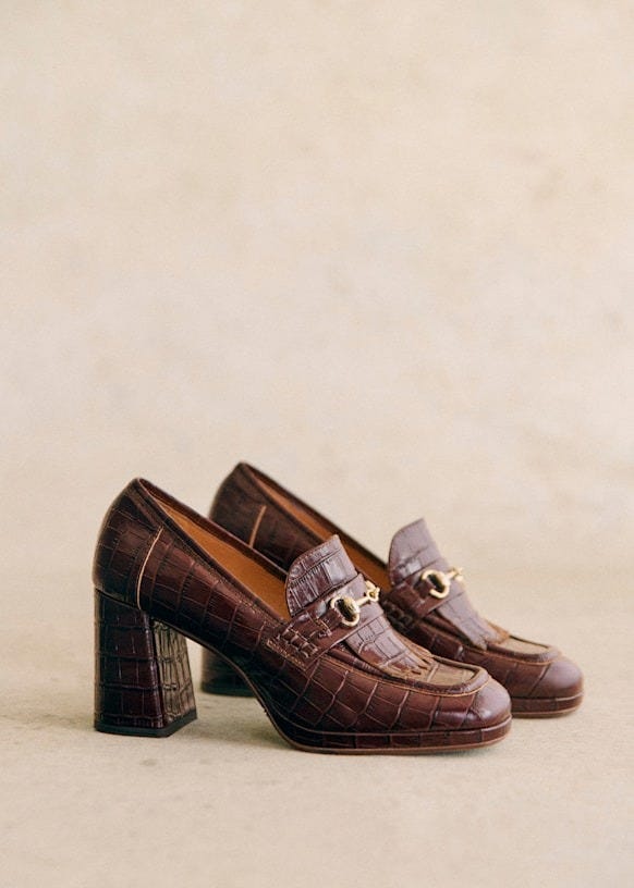 Julianne Embossed Loafers