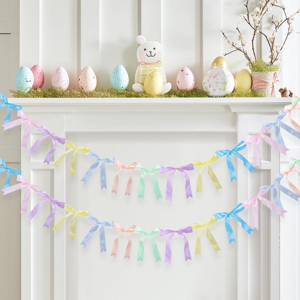 Pastel Bows Garland Banner