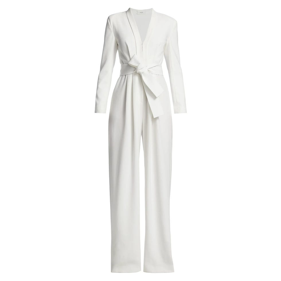 Kieran II Belted Crepe Wide-Leg Jumpsuit