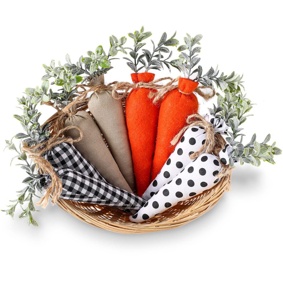 8 Pcs Easter Fabric Carrot