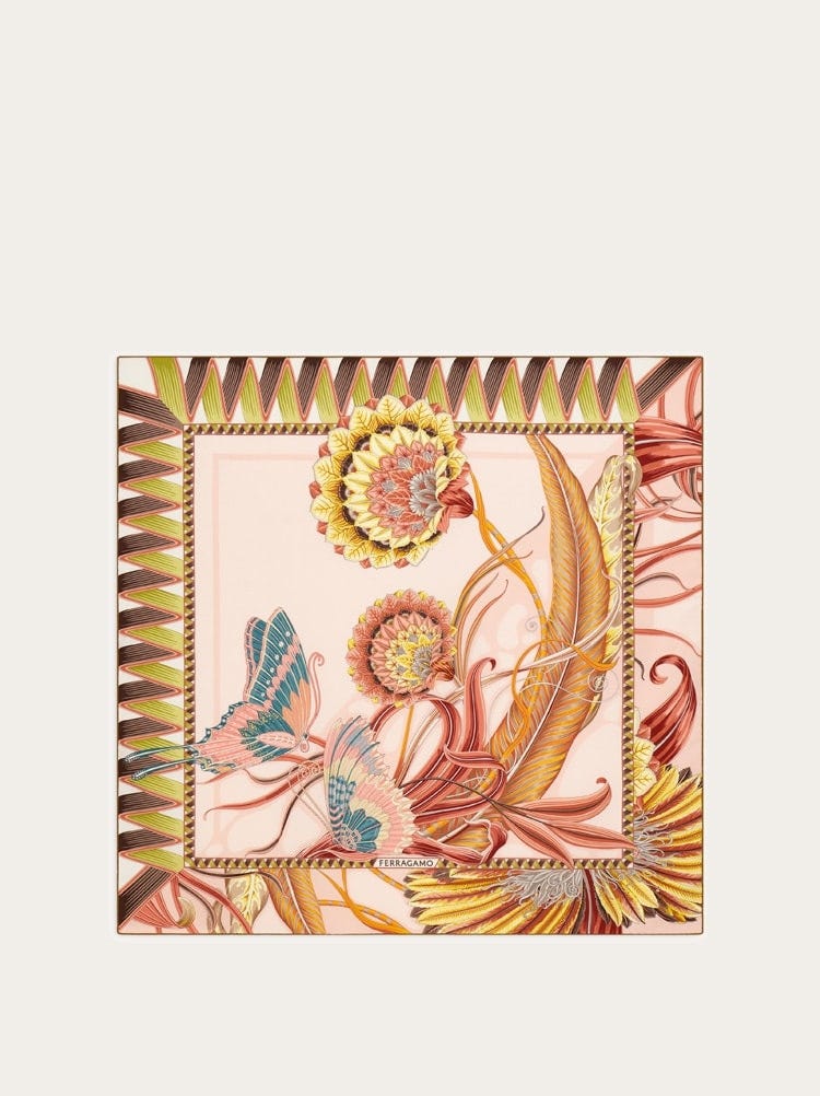 Giada Print Silk Scarf