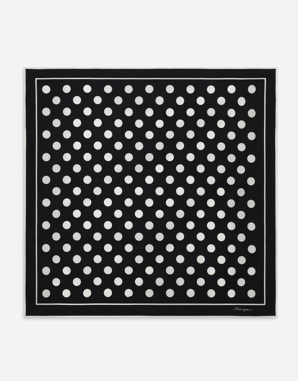 Polka-dot Cotton Scarf