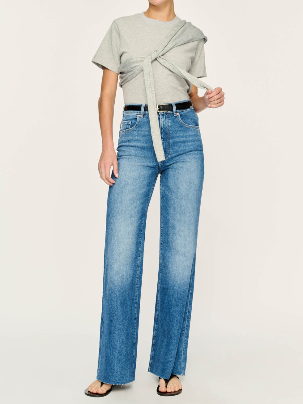 Hepburn Wide Leg High Rise 32" Jeans