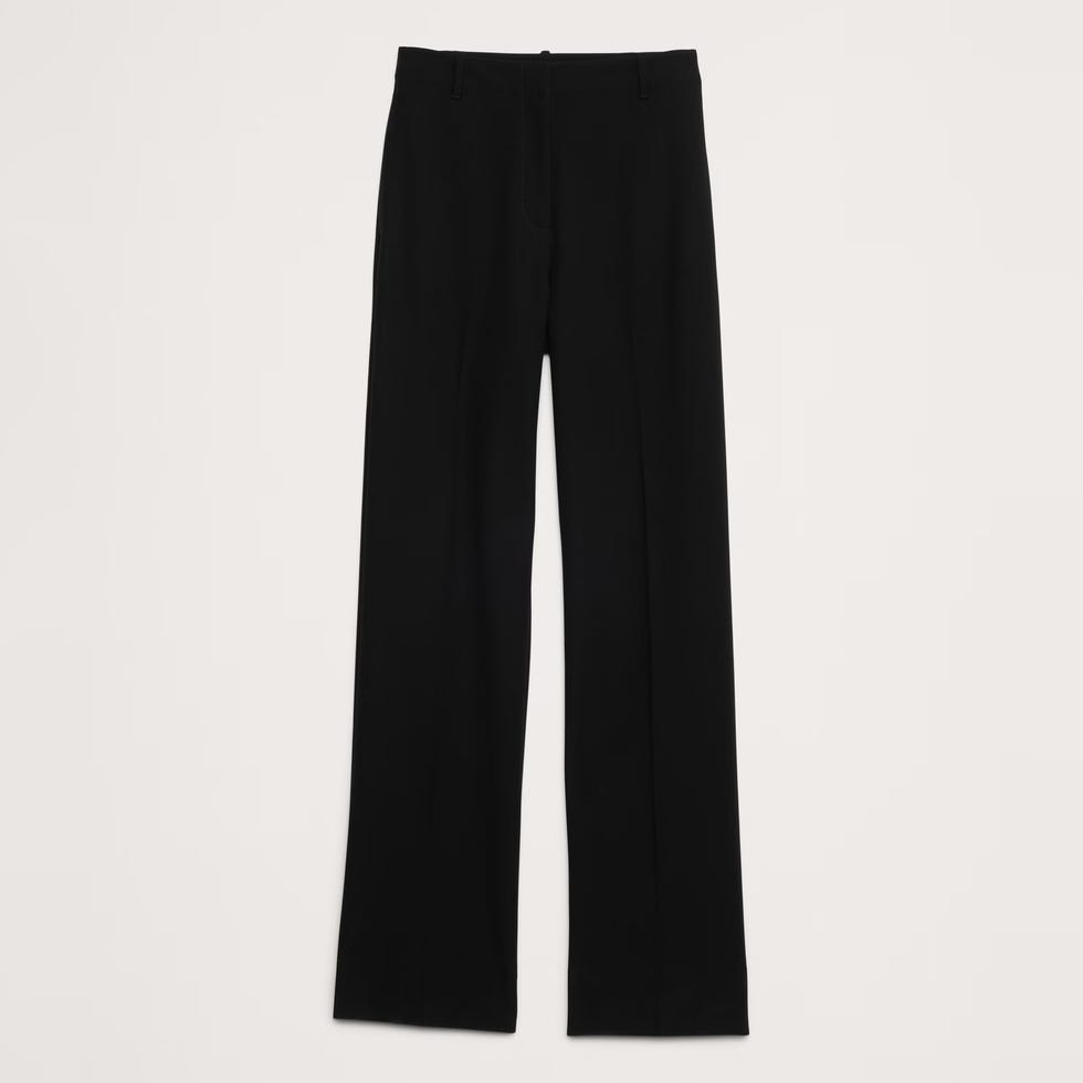 High-Rise Modern Straight Refined Pant