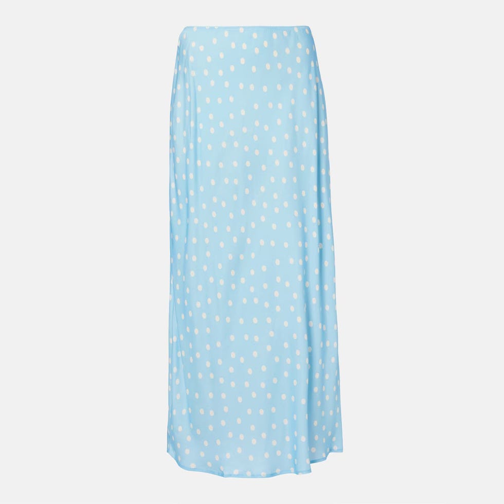 Ardith Polka-Dot Midi Skirt
