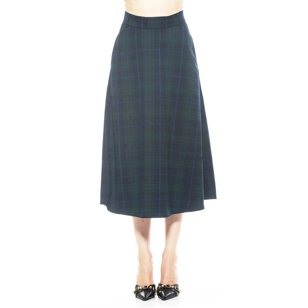 Leonie Plaid A-Line Skirt