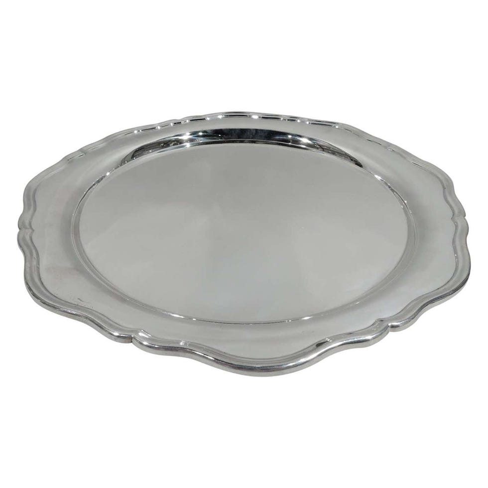 English Sterling Silver Serving Tray