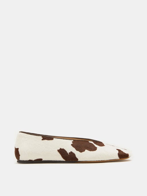 Cow Calf Hair Regency Slipper