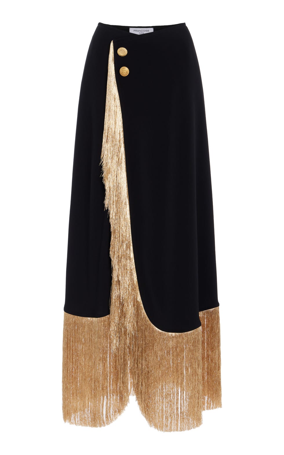 Farrah Fringed Wrap Skirt