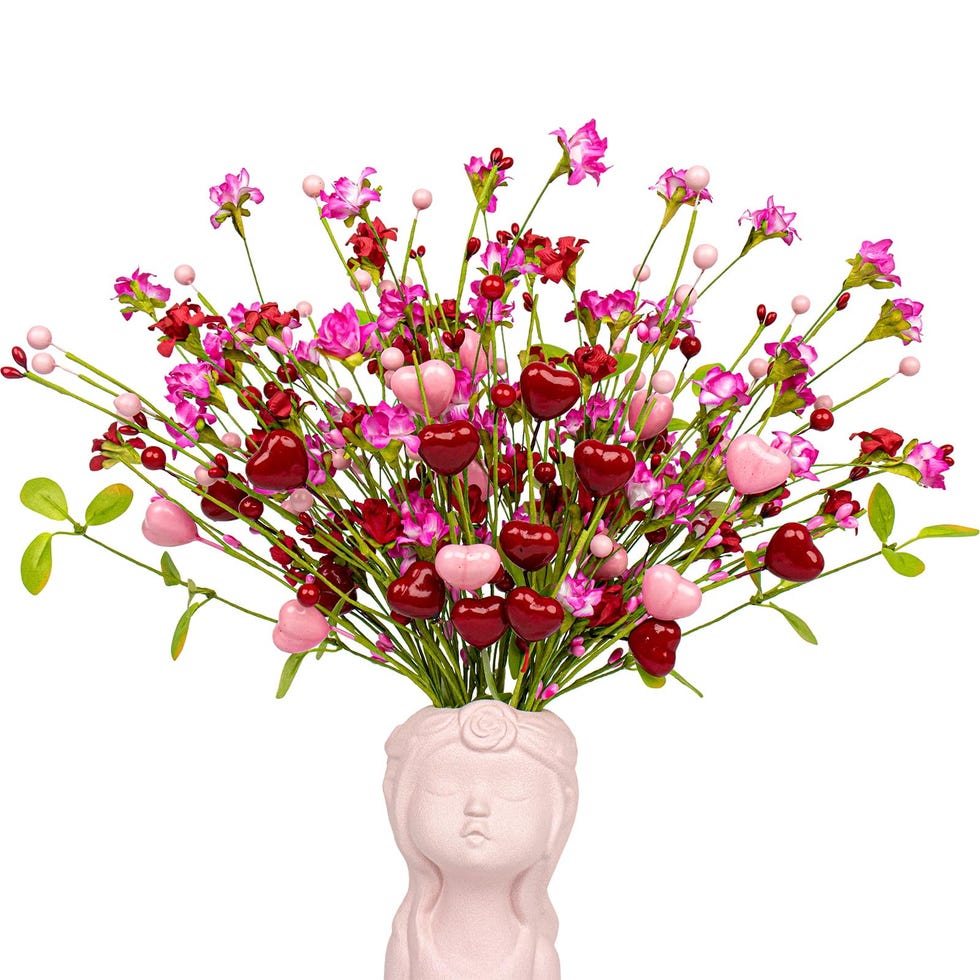12 Pack Valentines Day Artificial Flowers