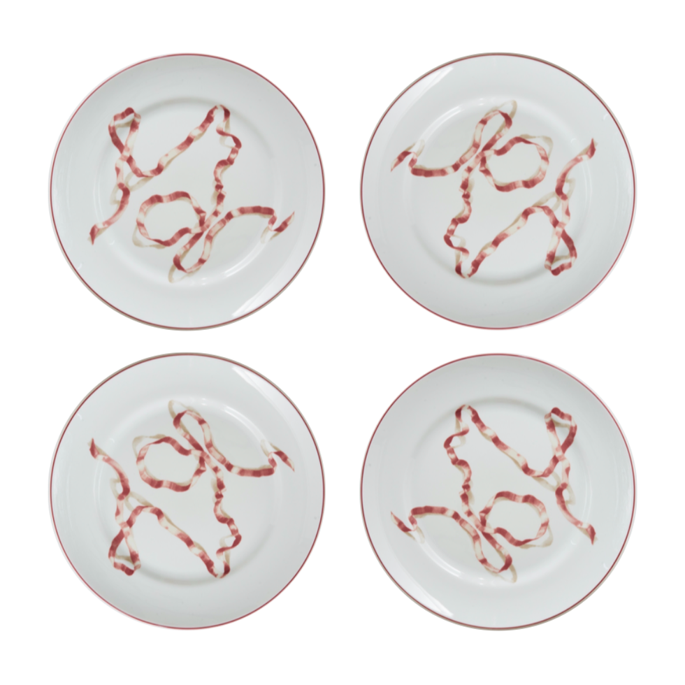 Ribbon Dinner Plates