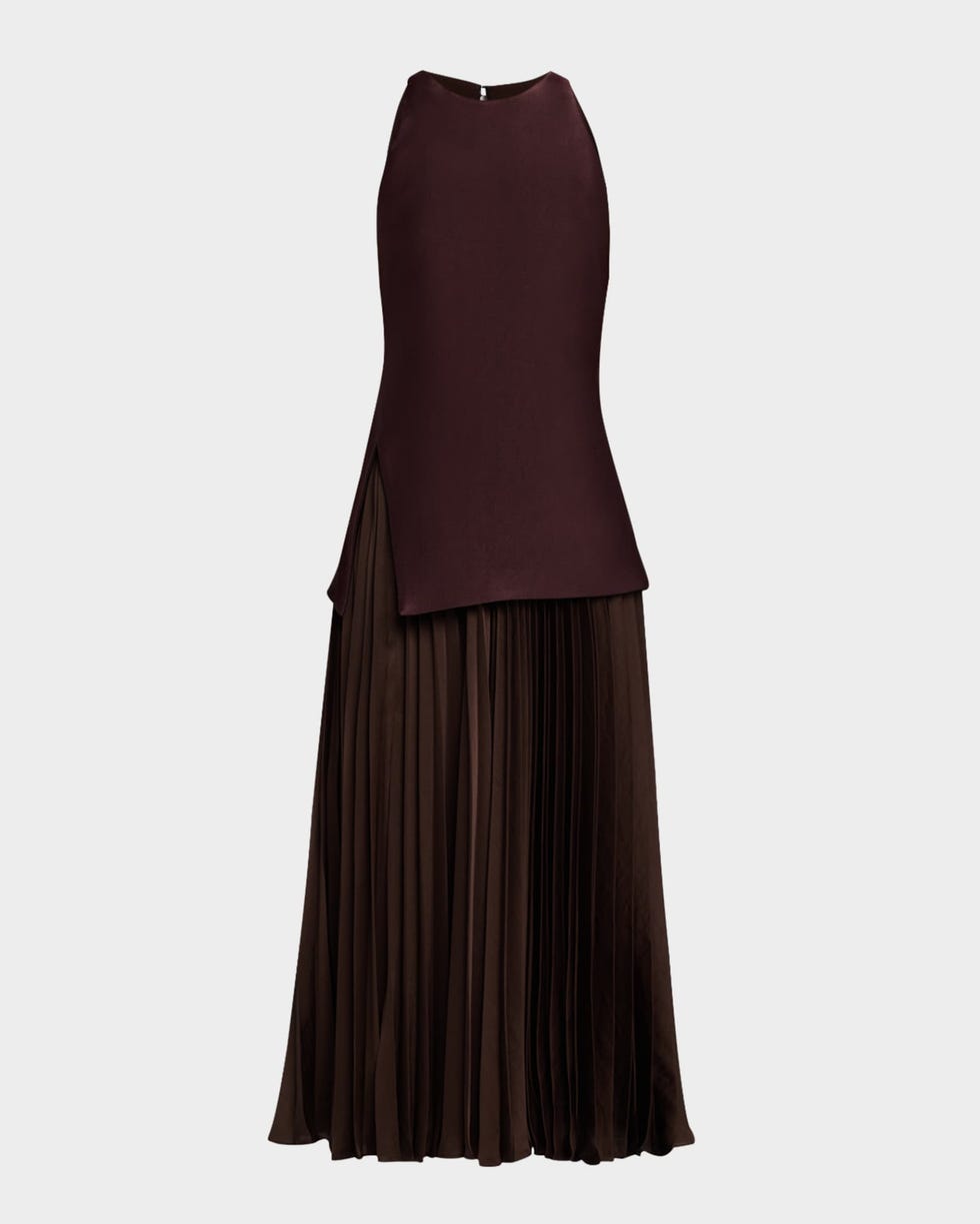 Willow Pleated Maxi Dress