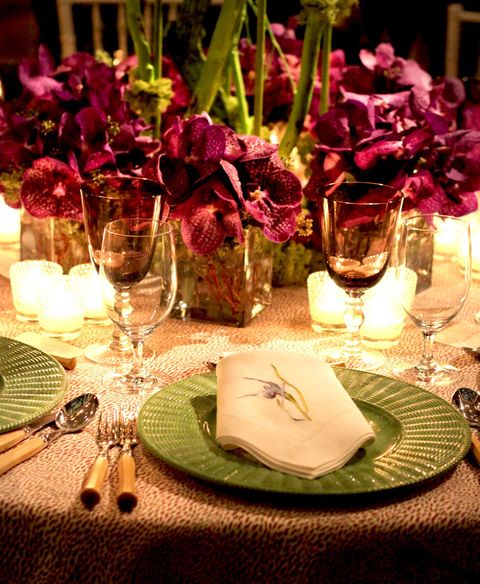 Orchid Dinner Centerpieces 2015