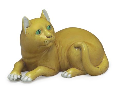 Yellow Glazed Cat